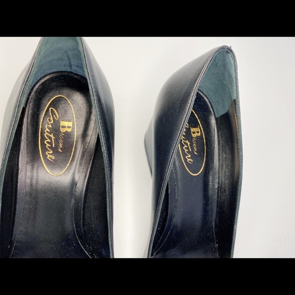 Browns Couture Black Leather Pumps made in… - Picture 7 of 10